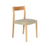 The Fitzroy dining chair a gorgeous new design offering comfort and durability is custom made by Buywood Furniture, Brisbane.