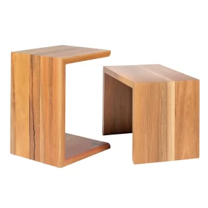 Designed and custom made by Buywood Furniture the nested side tables offer the versatility of multiple pieces of furniture all in one.