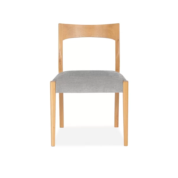 With a beautifully curved timber back the Newport Dining Chair offers a balance between comfort and durability. Designed and crafted by Buywood Furniture.