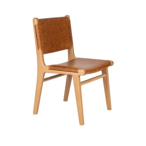 Designed and crafted by Buywood Furniture from a range of Australian hardwood timbers, and extensive leather ranges, the Waratah Dining Chair can pair with any dining suite with ease.