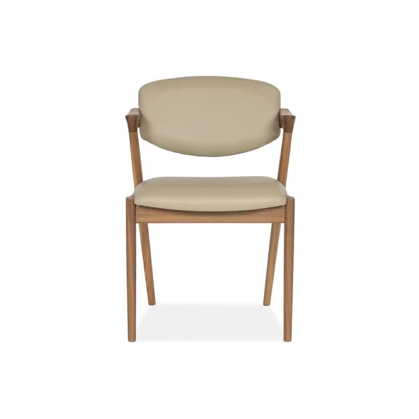 The Kai Dining Chair with its stunning design aesthetic, comfortable arms and tilting backrest is custom designed by Buywood Furniture Brisbane.