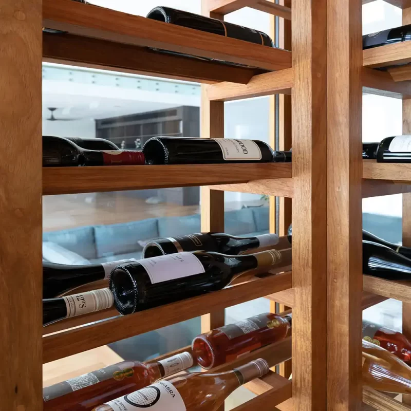 This timber wine cellar is just one example of a design Buywood Furniture can build for you among many. Whether you have a design in mind or you need help to dream up the perfect cellar.