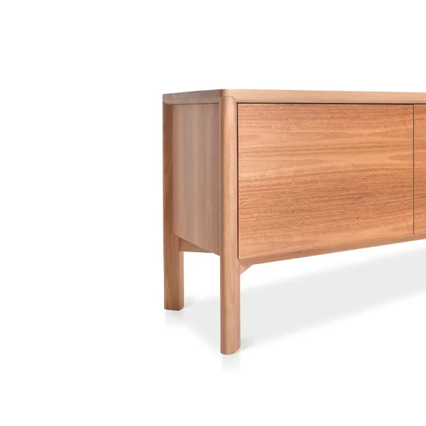 The Hastings Sideboard is an elegant piece of useful storage unit designed and custom made in Australian spotted gum timber.