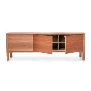 The Hastings Sideboard is an elegant piece of useful storage unit designed and custom made in Australian spotted gum timber.