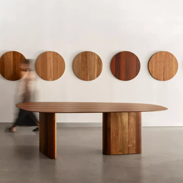 Aero Dining Table custom designed and crafted from American Walnut wood by joinery Buywood Custom Furniture