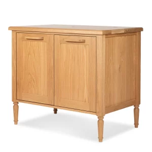 Estelle bathroom Vanity crafted from 100% solid wood featuring turned leg, shaker doors, inhouse handcrafted handles.