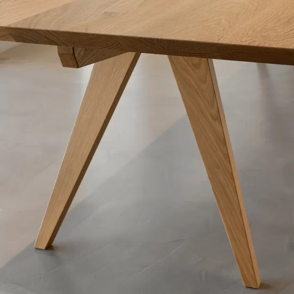 Lachlan Dining Table is custom designed and made by Buywood Furniture in Brisbane using time honored joinery skills.
