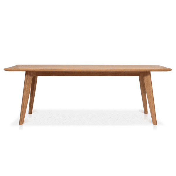 The Blade dining table is an in-house Buywood Furniture design by our Head craftsman Lee Kenny. Inspired by the sleek lines of the mid-century Scandinavian movement.